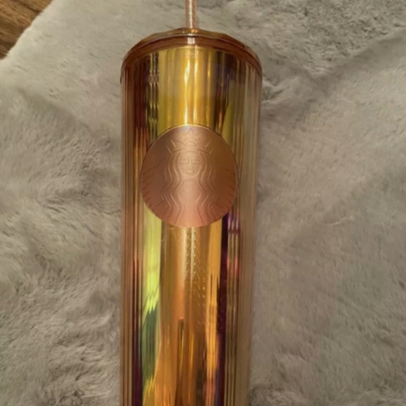 Starbucks Other - Starbucks Iridescent Rose Gold Tumbler 2020 Summer